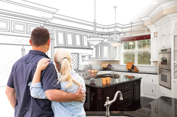 Professional Cabinet Refacing technician working in Thorofare, NJ